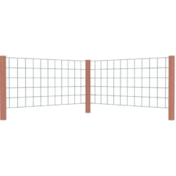 Gaas startpakket tuinhek hardhout liggend 75 x 180 cm