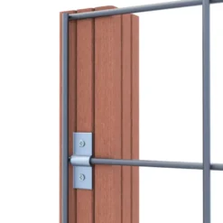 Gaas startpakket tuinhek hardhout liggend 75 x 180 cm