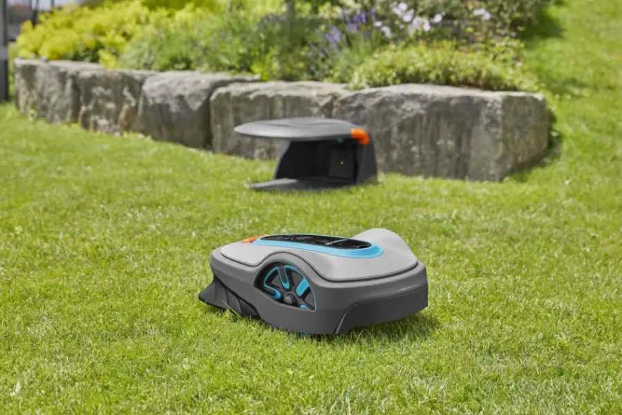 Gardena robotmaaier garage voor modellen Sileno City, Life en Minimo Best
