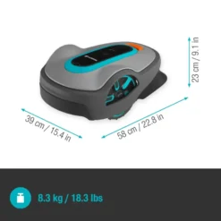 Gardena robotmaaier Sileno Life 1250m² - 21cm New