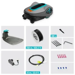 Gardena robotmaaier Sileno Life 1250m² - 21cm New
