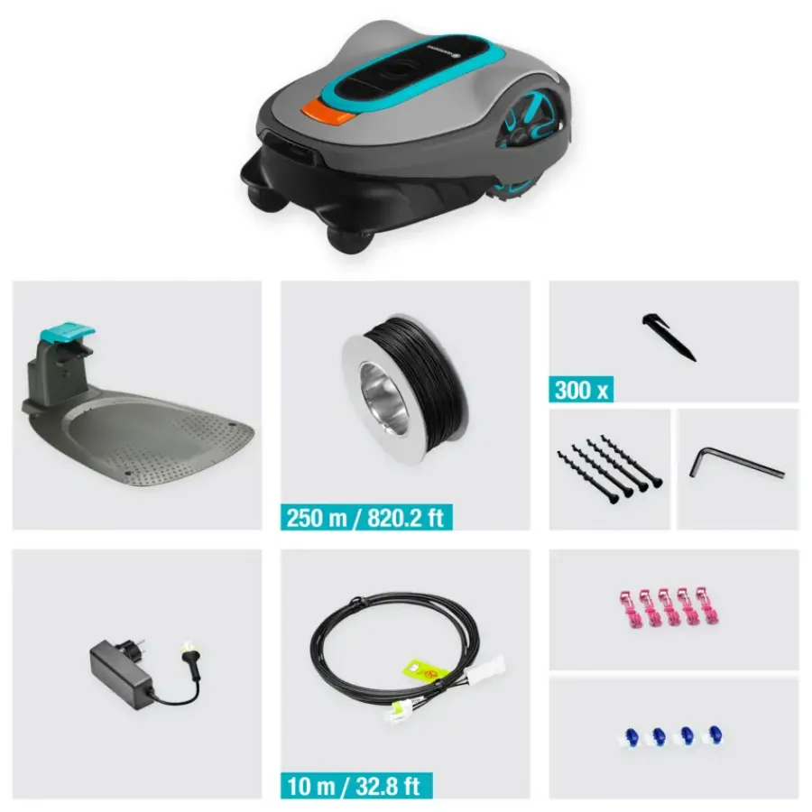 Gardena robotmaaier Sileno Life 1250m² - 21cm New