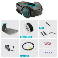 Gardena robotmaaier Sileno Minimo 250 m² inclusief Bluetooth Clearance