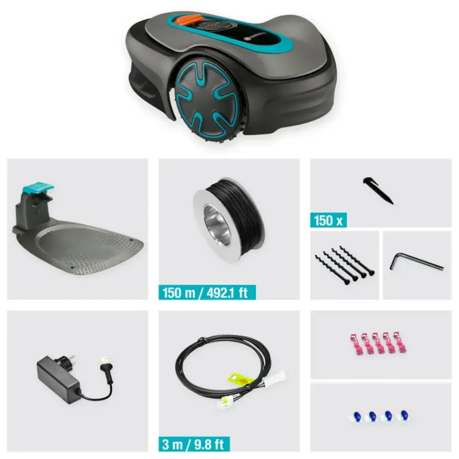 Gardena robotmaaier Sileno Minimo 250 m² inclusief Bluetooth Clearance