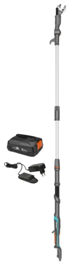Gardena 18V telescopische takkenschaar 2,5m (P4A) Incl. 2.0Ah accu + lader New