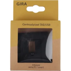 Gira E2 Afdekplaat USB Mat Zwart Hot