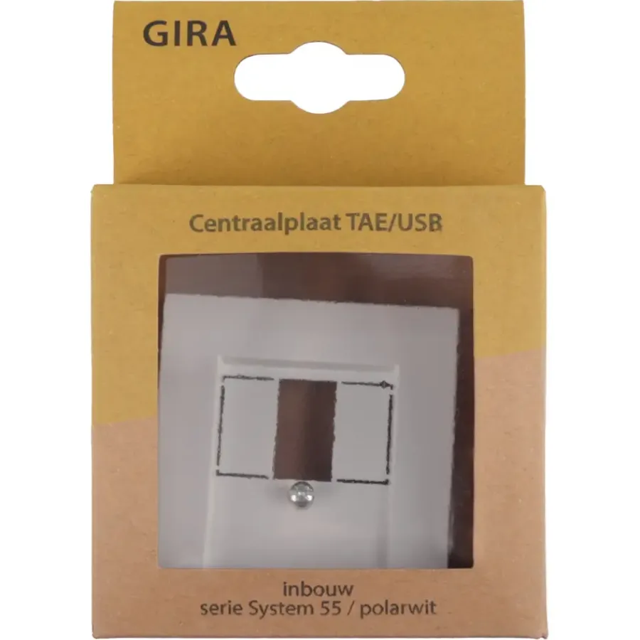 Gira ST55 Afdekplaat USB Wit Best