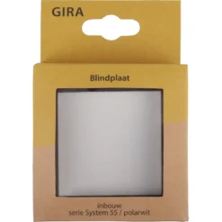 Gira ST55 blindplaat wit