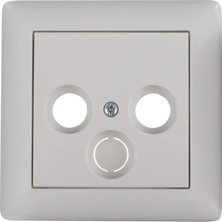 Gira ST55 Centraalplaat Radio/TV Wit Online