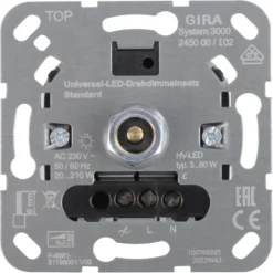 Gira ST55 inbouw dimmer LED/gloei/halogeen Best