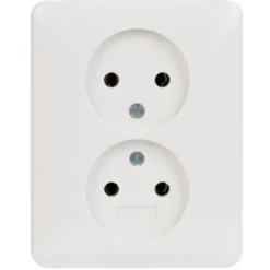 Gira ST55 Inbouw Dubbel Stopcontact Wit Best