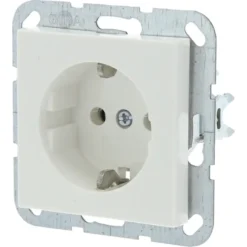 Gira ST55 inbouw enkel geaard stopcontact wit Online
