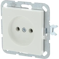 Gira ST55 inbouw enkel stopcontact wit New