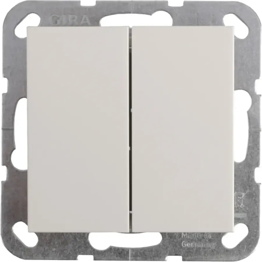 Gira ST55 inbouw serieschakelaar wit Hot