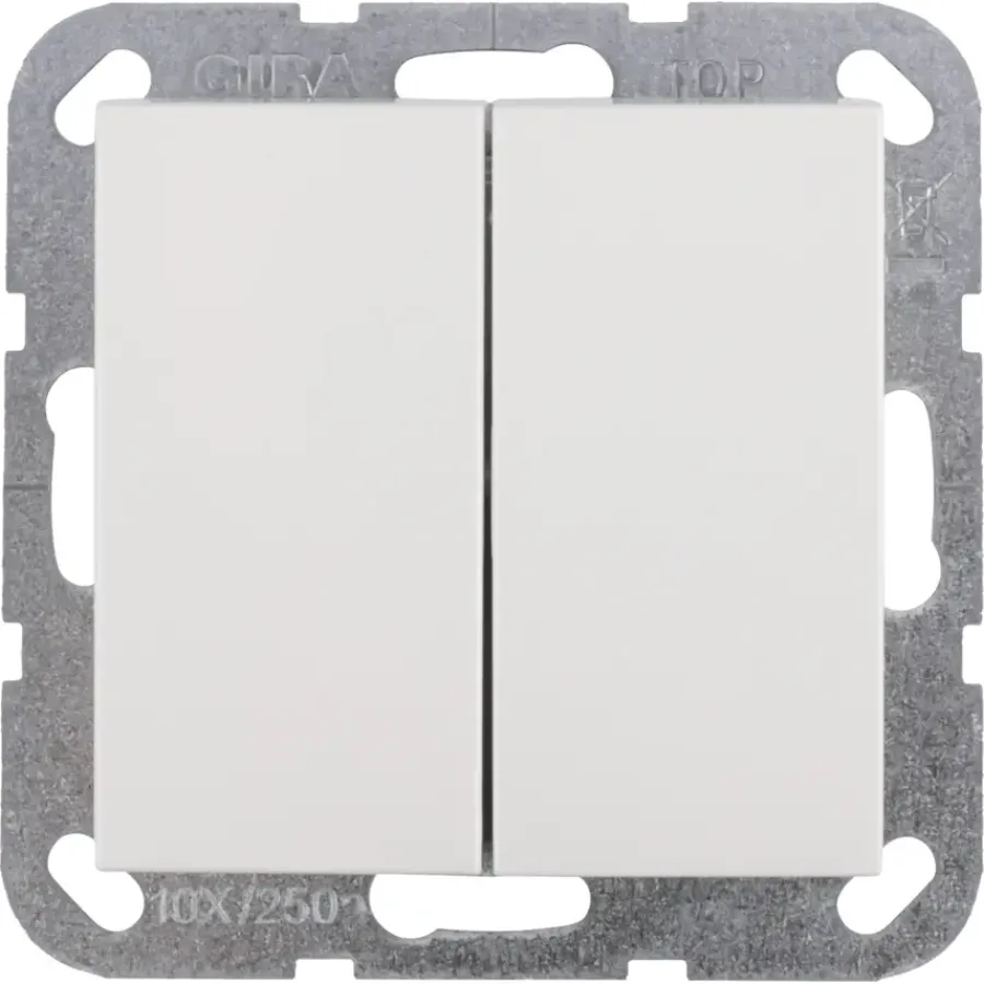 Gira ST55 inbouw serieschakelaar wit Sale