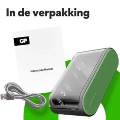 GP Batterijlader B631 Universeel New