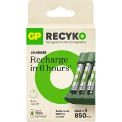 GP Batterijlader + 4x oplaadbare batterijen AA 2100mAh ReCyko + Micro USB-lader Online