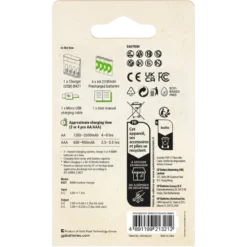 GP Batterijlader + 4x oplaadbare batterijen AA 2100mAh ReCyko + Micro USB-lader Online