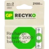 GP Batterij Oplaadbaar AA NiMH 2100mAh ReCyko 1,2V 2 Stuks Outlet