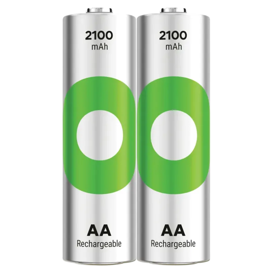 GP Batterij Oplaadbaar AA NiMH 2100mAh ReCyko 1,2V 2 Stuks Outlet