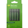 GP ReCyko+ USB Rapid Batterijlader incl. 4 AA Batterijen Outlet