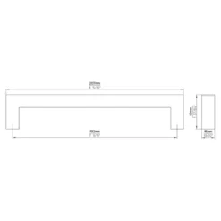 Greep Tessa rvs 207mm