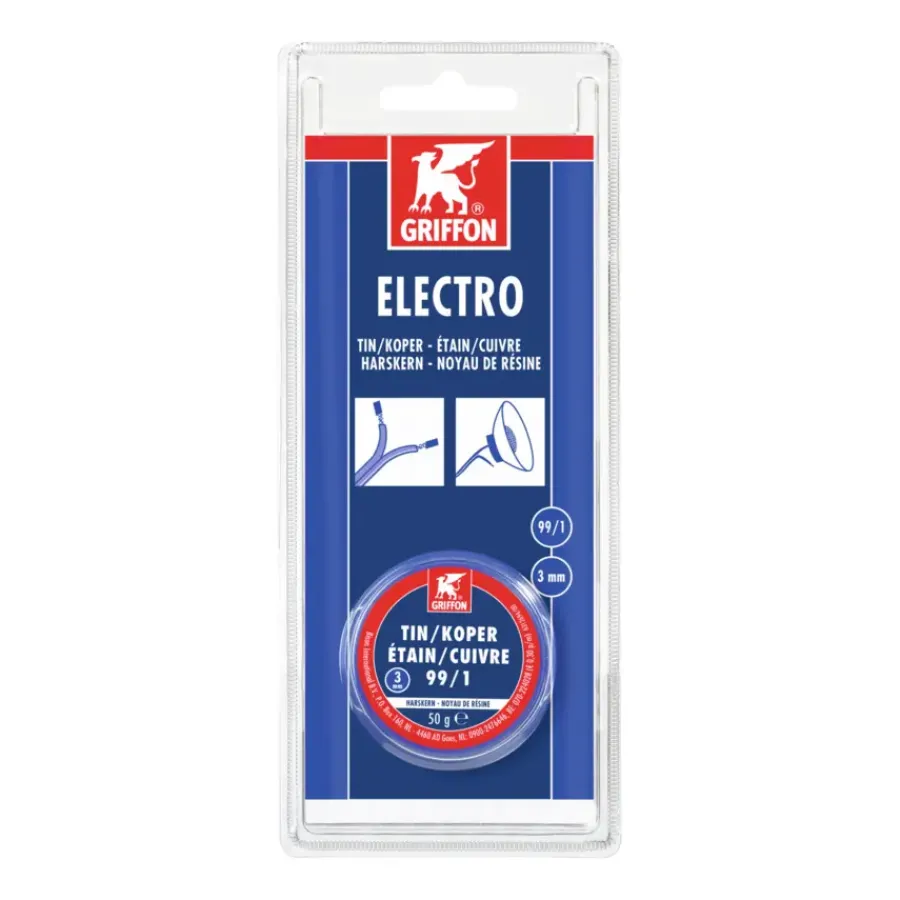 Griffon electro tin/koper 50g 3mm Sale