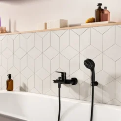 Grohe bad-/douchemengkraan Start mat zwart 15 cm