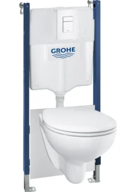 Grohe Bau Even inbouwreservoir met hangend toilet 5-in-1