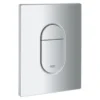 Grohe bedieningsplaat Arena Cosmopolitan mat chroom