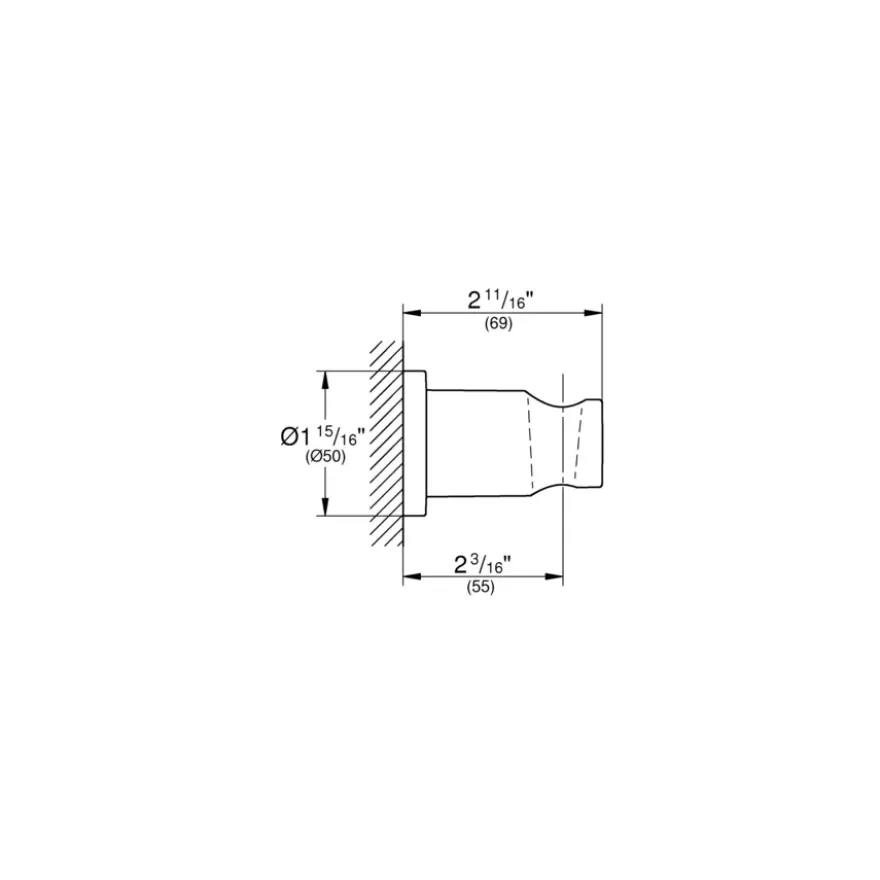 Grohe Colours Handdouchehouder Essence New Koper