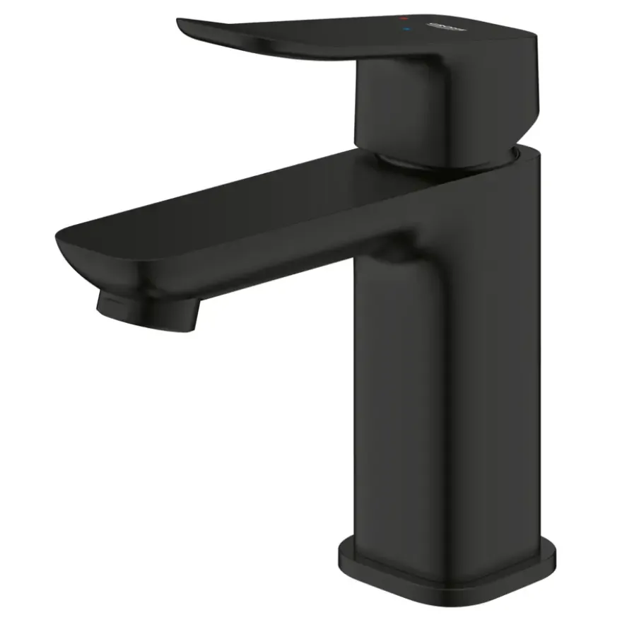 Grohe Dice wastafelmengkraan S-Size Push open Mat Zwart