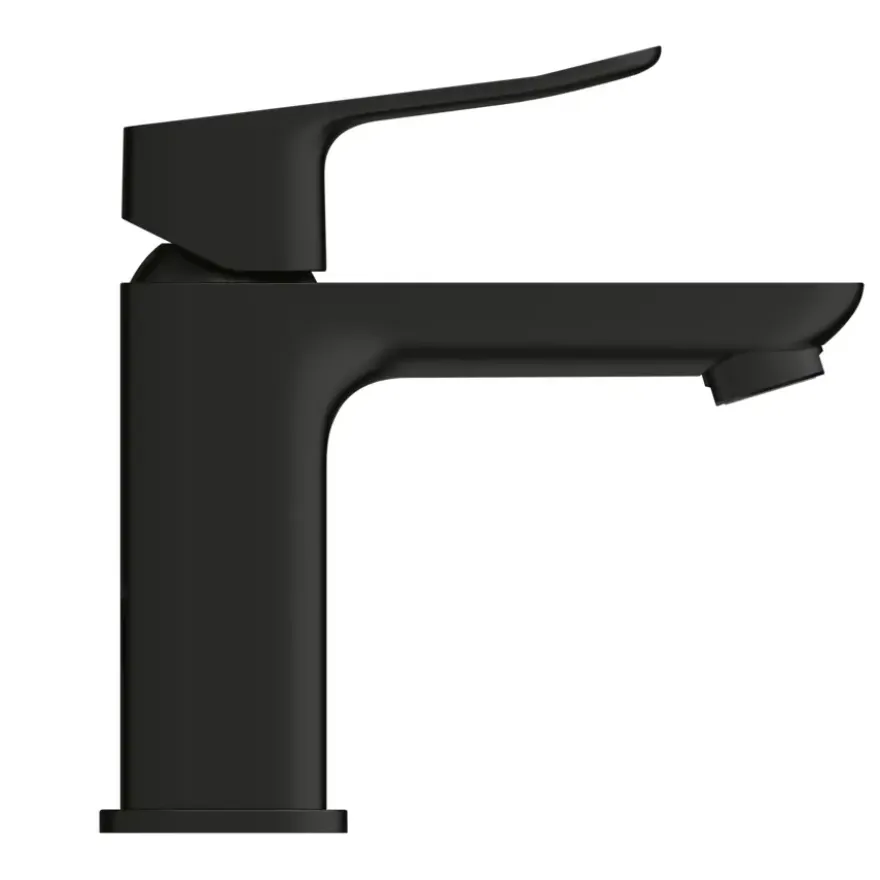 Grohe Dice wastafelmengkraan S-Size Push open Mat Zwart
