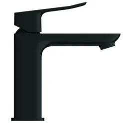 Grohe Dice wastafelmengkraan M-Size Push open Mat Zwart