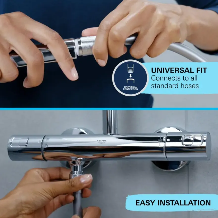 Grohe douchekop Quickfix Vitalio Trigger Spray handdouche 1 stand ø 3.6 cm chroom