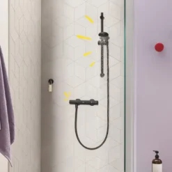 Grohe douchekraan Precision Start mat zwart