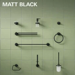 Grohe Handdoekhaak QuickFix Start Mat Zwart