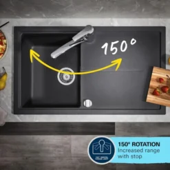 Grohe keukenkraan Start hoge uitloop QuickFix chroom