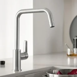 Grohe keukenkraan Start hoge U-uitloop QuickFix supersteel (RVS look)