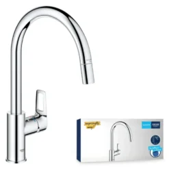Grohe keukenkraan Start Loop hoge C-uitloop uitrekbaar chroom