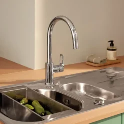 Grohe keukenkraan Start Loop hoge C-uitloop uitrekbaar chroom