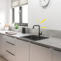 GROHE keukenmengkraan Start hoge uitloop mat zwart