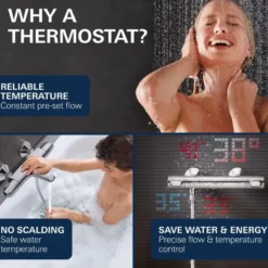 Grohe thermostatische badkraan Precision Start - chroom 15 cm