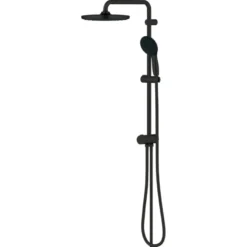 Grohe Vitalio Start 250 Flex douchesysteem met omstelling Rond, Max. 8,0L/Min Bij 3 Bar Mat Zwart