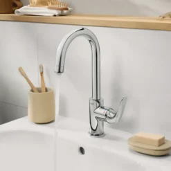 Grohe Wastafelmengkraan Swift L-size met Waste Chroom