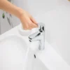 Grohe Wastafelmengkraan Swift M-size Push Open Chroom