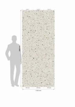 Grosfillex wandpaneel Element Linio XL PVC New terrazzo 2,925 m²