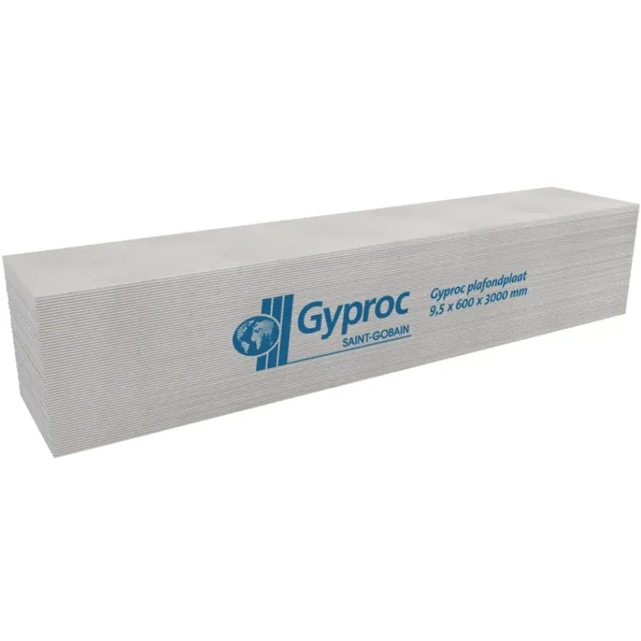 Gyproc gipsplaat 60x300 cm dikte 0,95 cm Discount