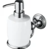 Haceka Allure zeepdispenser chroom keramiek
