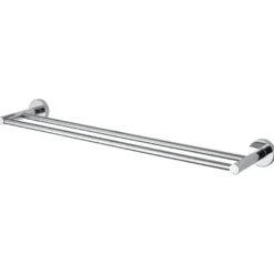 Haceka Kosmos dubbele handdoekhouder chroom 61 cm
